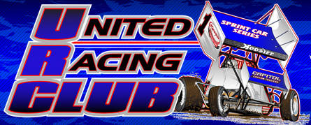 URC - United Racing Club dirt track racing organization logo
