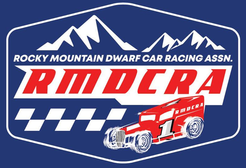 RMDCRA - Rocky Mountain Dwarf Car Racing Association dirt track racing organization logo