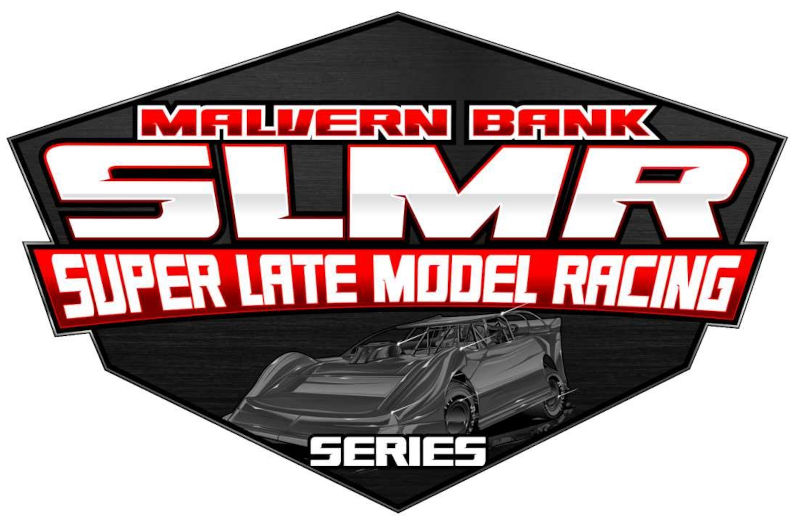 SLMR - Super Late Model Racing dirt track racing organization logo