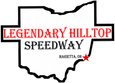 Legendary Hilltop Speedway race track logo