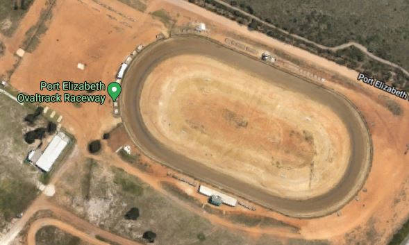 PE Oval Track Raceway race track logo