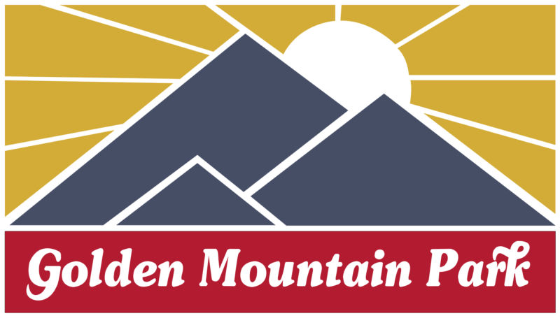 Golden Mountain Park race track logo