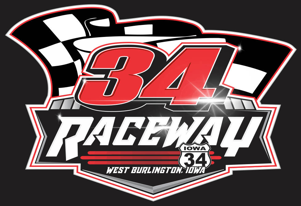 34 Raceway race track logo