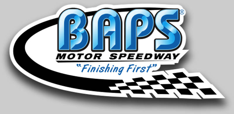 BAPS Motor Speedway race track logo