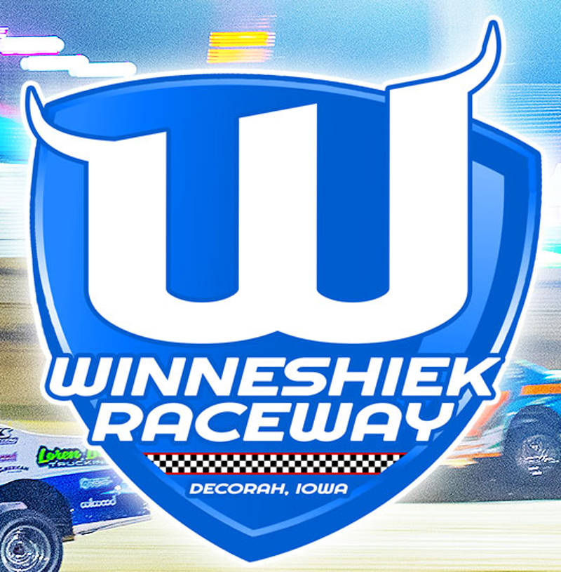 Winneshiek Raceway race track logo