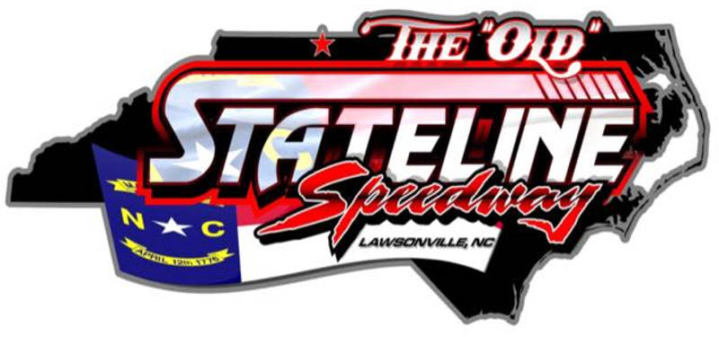 Old Stateline Speedway race track logo
