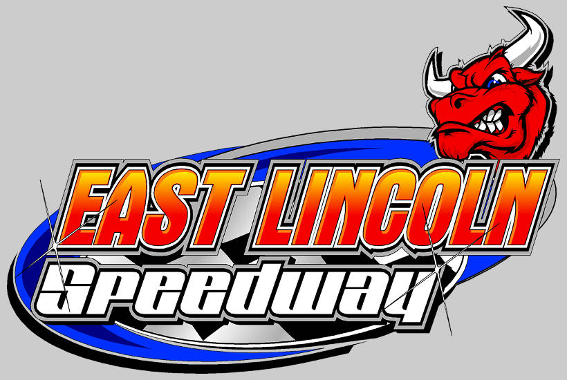East Lincoln Motor Speedway race track logo