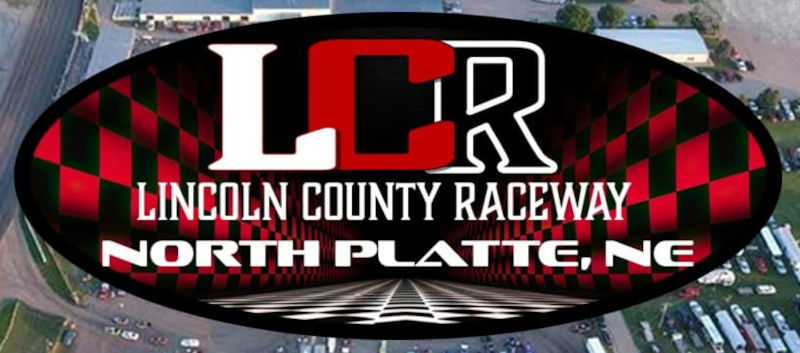 Lincoln County Raceway race track logo