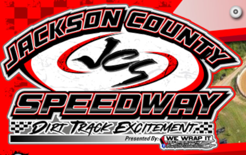 Jackson County Speedway race track logo