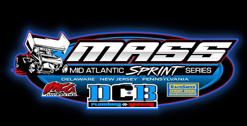 MASS - Mid Atlantic Sprint Series dirt track racing organization logo