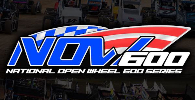 NOW600 - National Open Wheel 600 Series dirt track racing organization logo