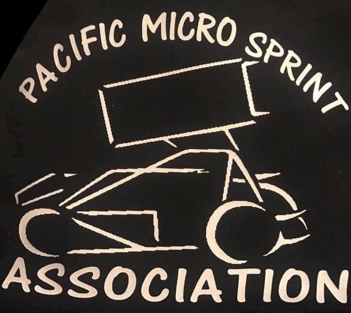 PMSA - Pacific Micro Sprint Association dirt track racing organization logo