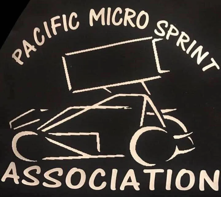 PMSA - Pacific Micro Sprint Association dirt track racing organization logo
