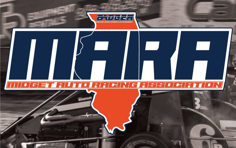 MARA - Midget Auto Racing Association dirt track racing organization logo