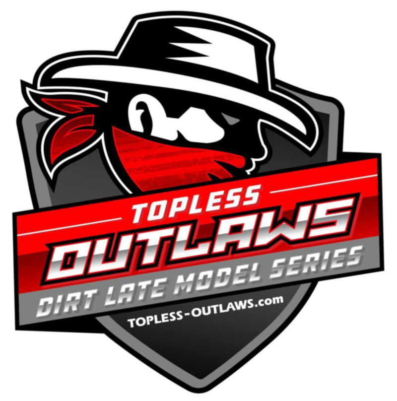 TODLMS - Topless Outlaws Dirt Late Model Series dirt track racing organization logo