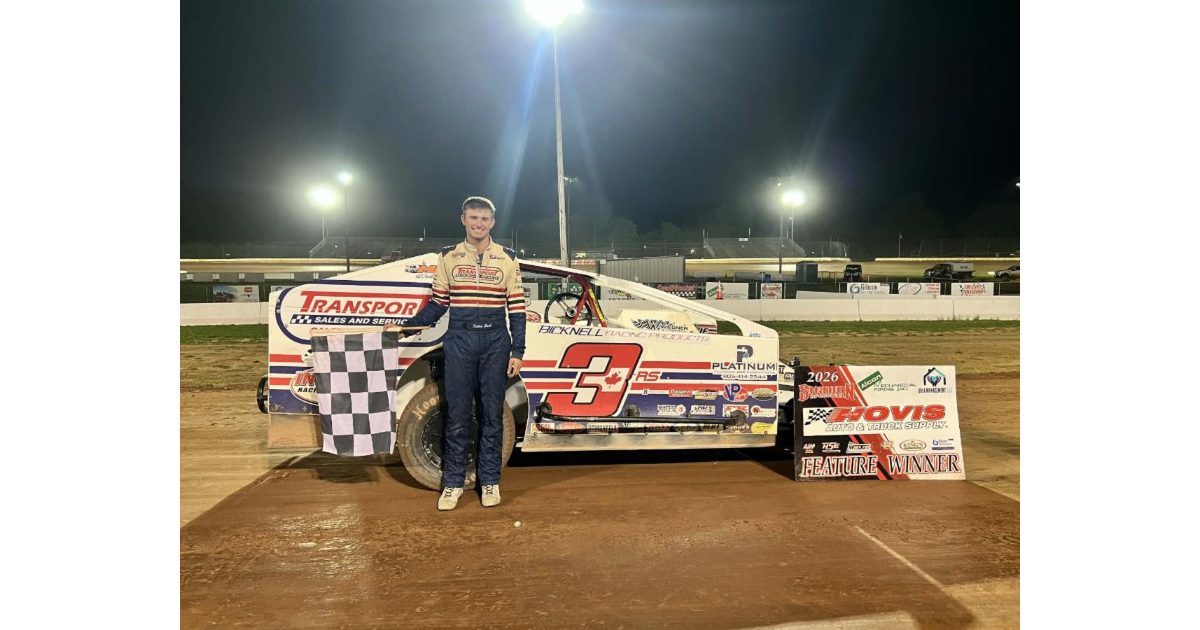 Canadian Dalton Slack Invades Sharon For Big-Block Mod Win Over 36-Car Field On Night 1 Of "Apple Festival Nationals"; Dustin Demattia (Ump Mods) & Eric Gabany (Rush Mods) End Winless Droughts
