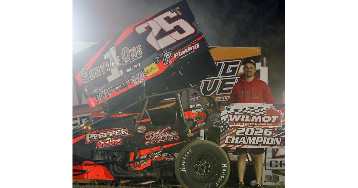 Wilmot win lifts Arenz to second 410 track title