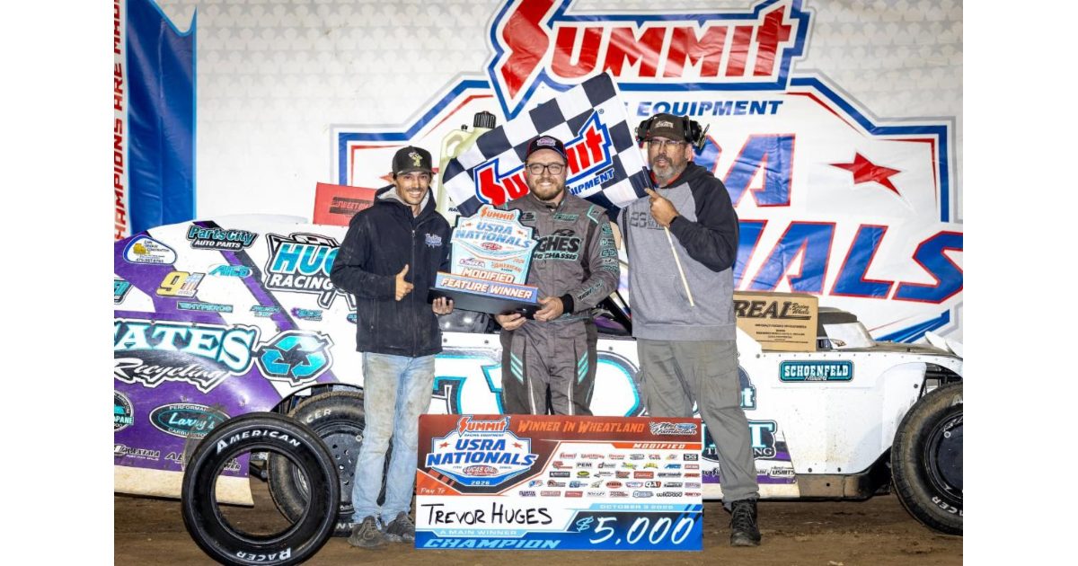 Hughes conquers Lucas Oil Speedway 'kryptonite' in headliner of 13th annual Summit USRA Fall Nationals