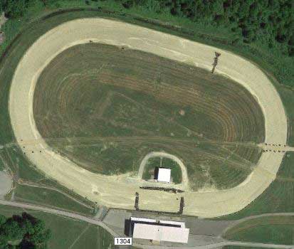 Trumbull County Fair race track logo