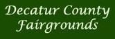 Decatur County Fairgrounds race track logo