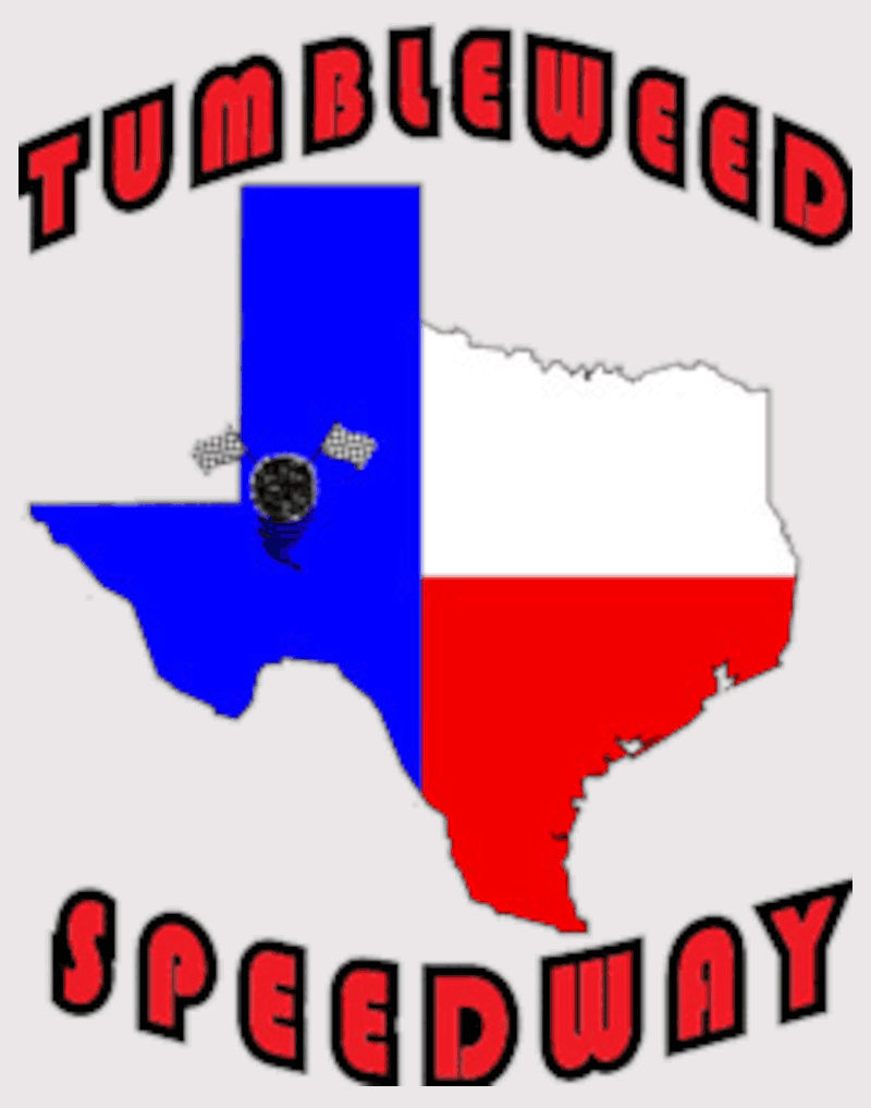 Tumbleweed Speedway race track logo