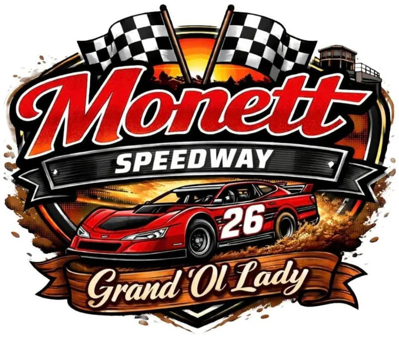 Monett Motor Speedway race track logo