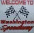 Washington Speedway race track logo