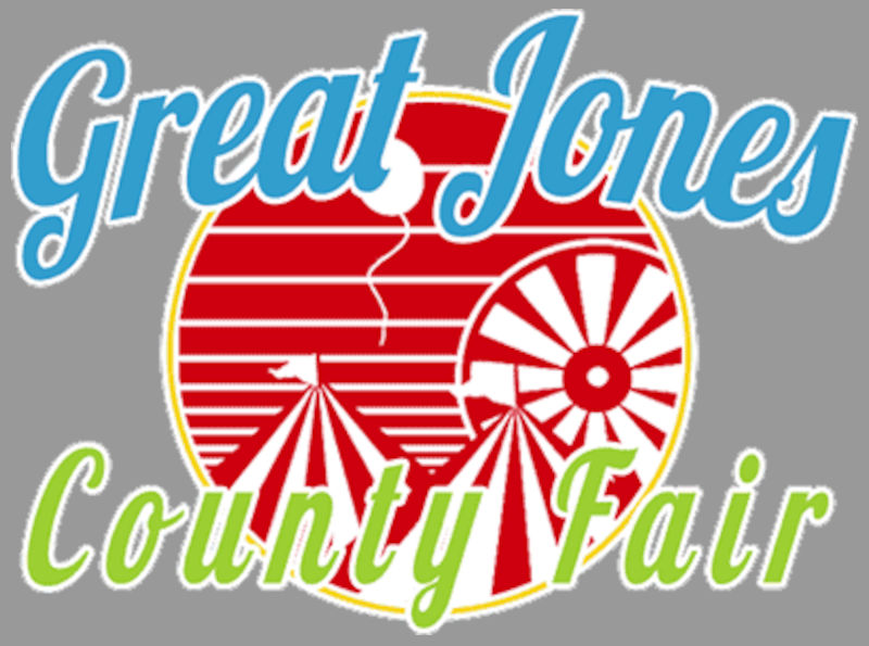 Great Jones County Fairgounds race track logo