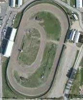 Steele County Fairgrounds race track logo