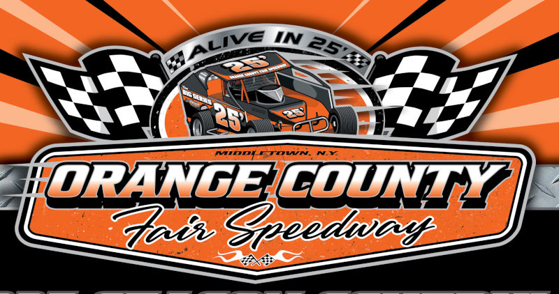 Orange County Fair Speedway race track logo