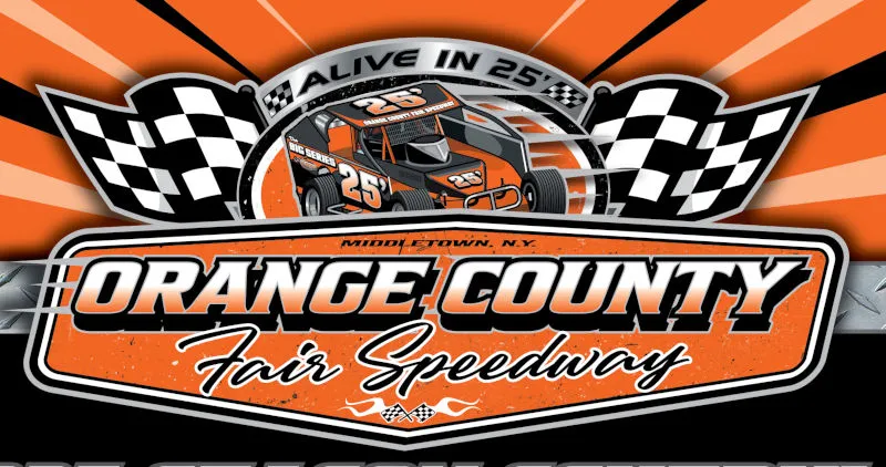 Orange County Fair Speedway race track logo
