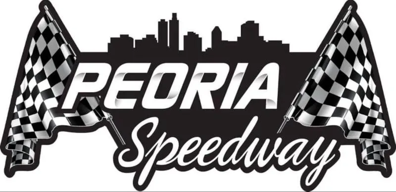 Peoria Speedway race track logo