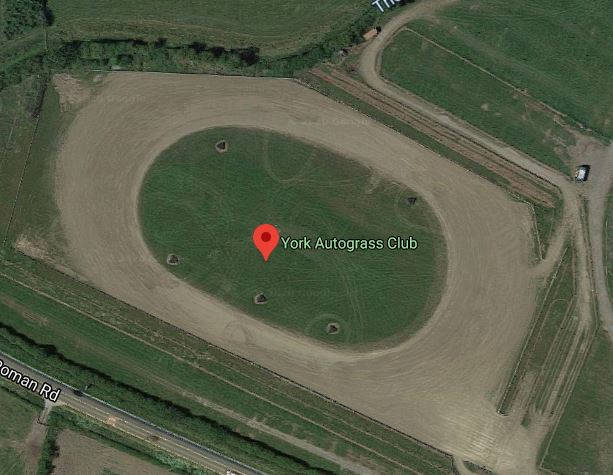 York Autograss Club race track logo