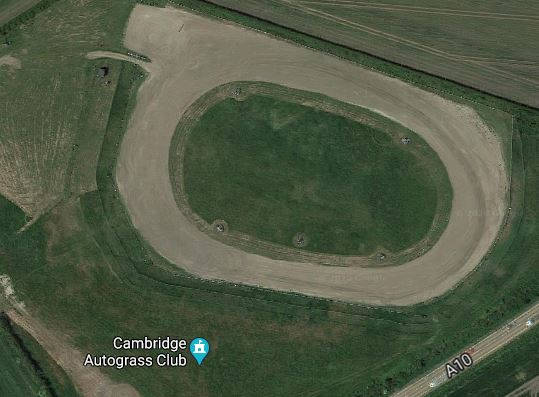 Cambridge Autograss Club race track logo