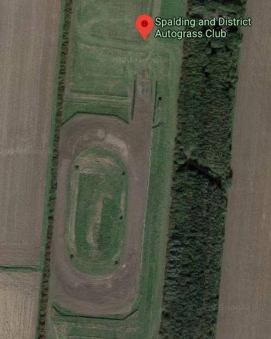 Spalding Autograss Club race track logo