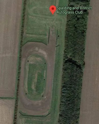Spalding Autograss Club race track logo
