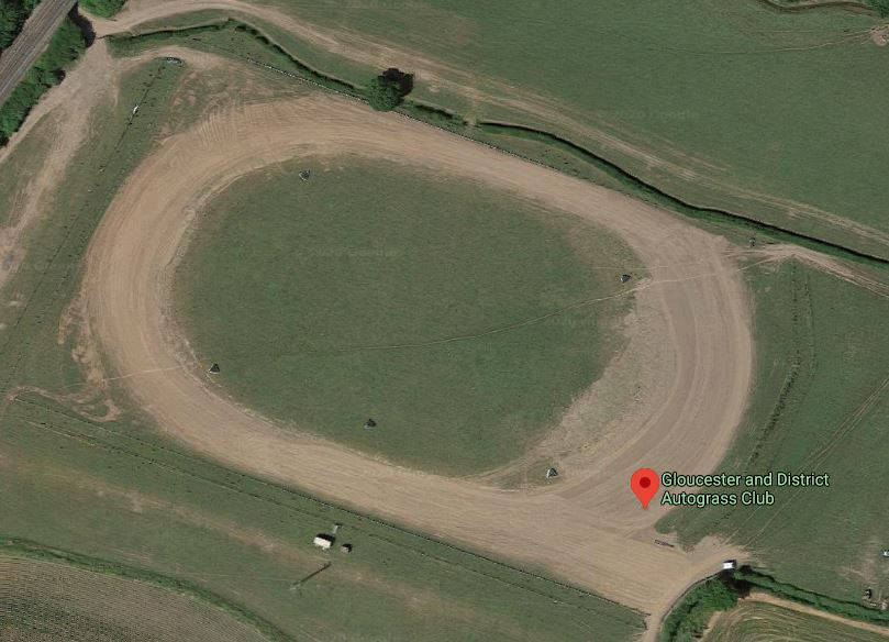 Gloucester Autograss Club race track logo