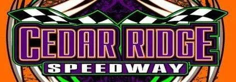Cedar Ridge Speedway race track logo