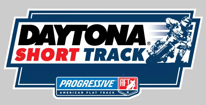 Daytona Flat Track race track logo