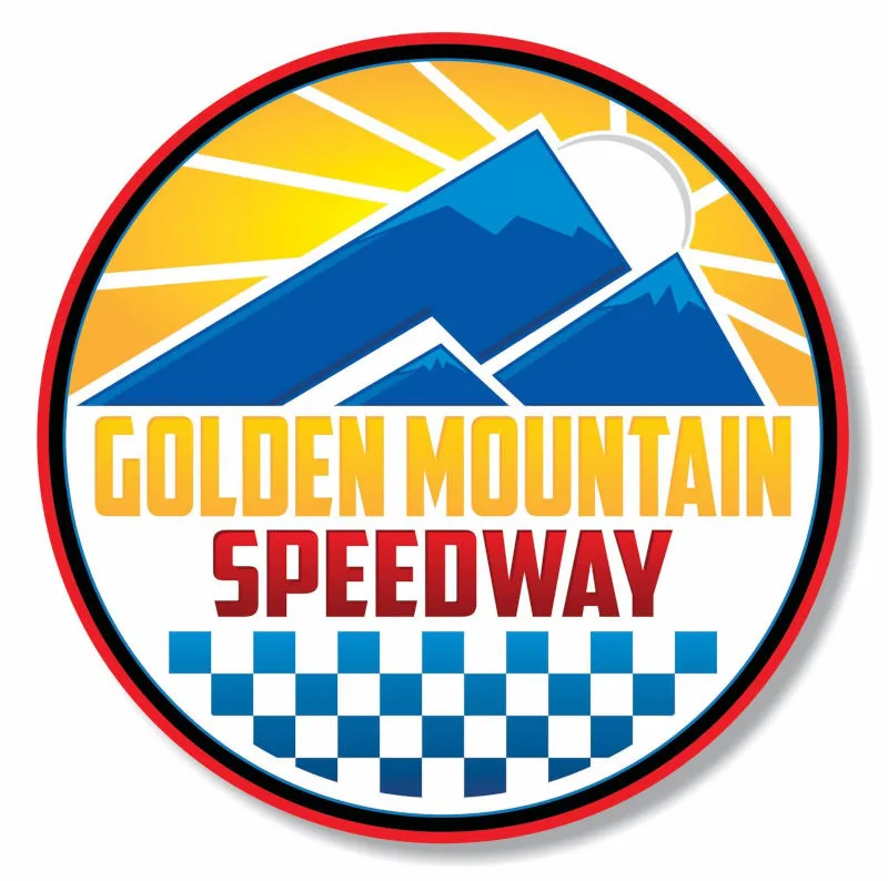 Golden Mountain Speedway race track logo