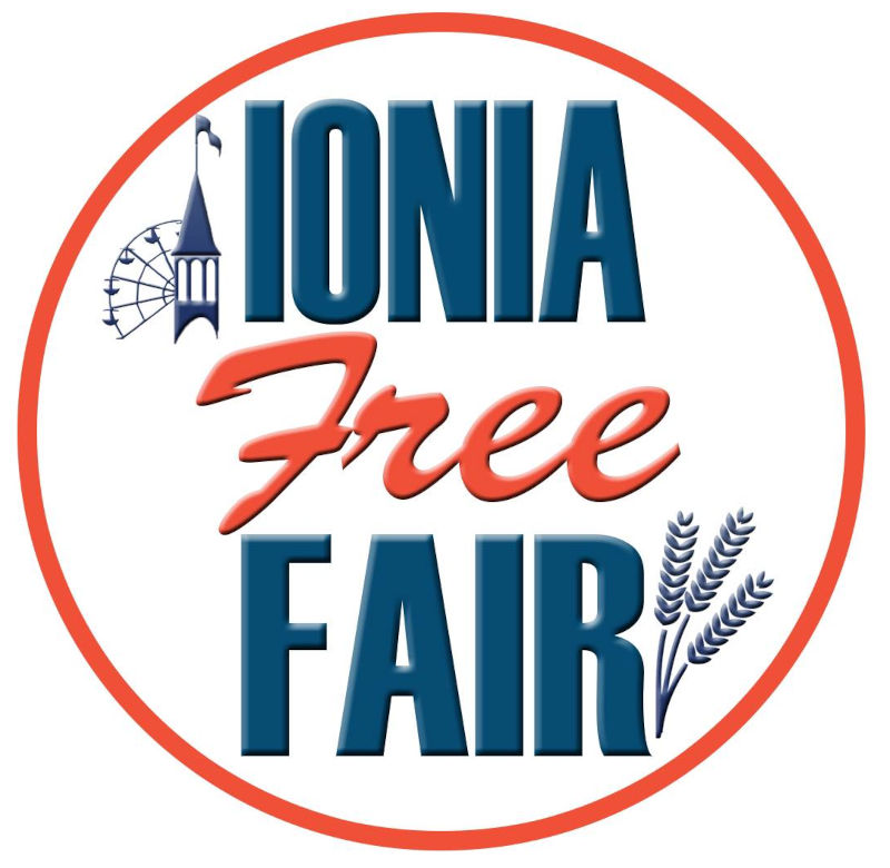 Ionia County Fairgrounds race track logo