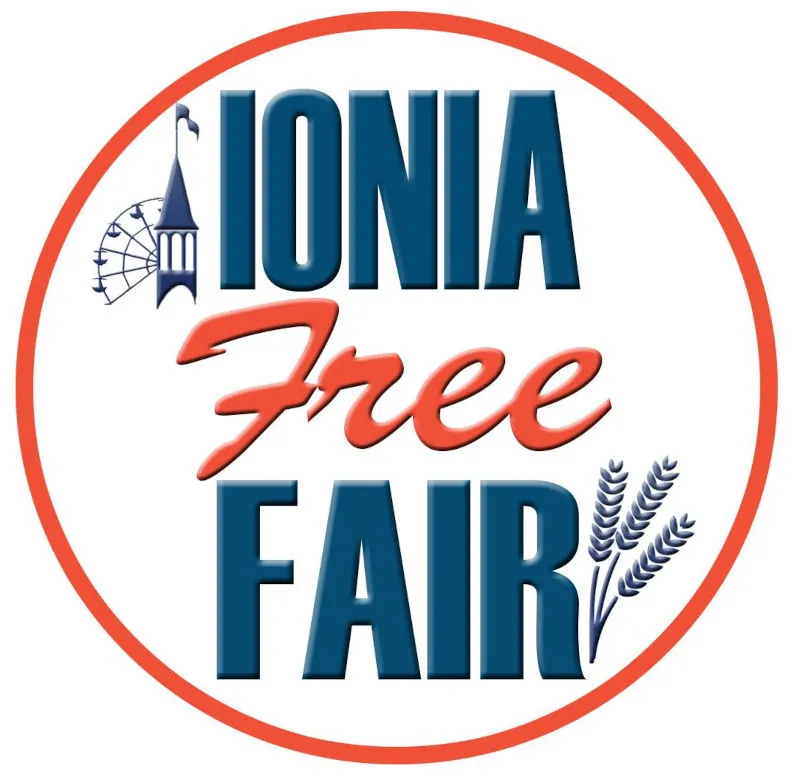 Ionia County Fairgrounds race track logo