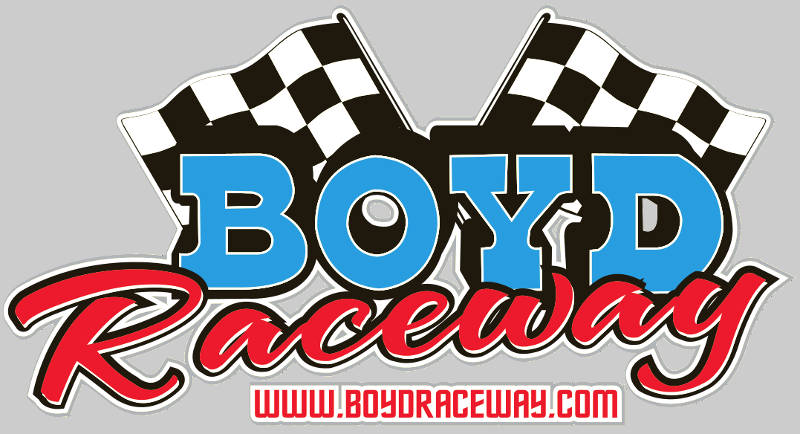 Boyd Raceway race track logo