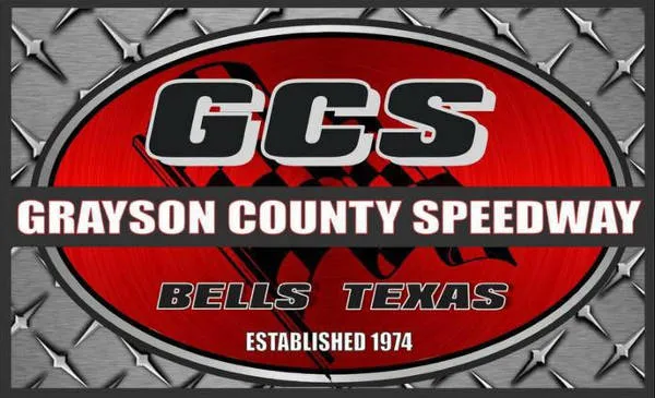Grayson County Speedway race track logo