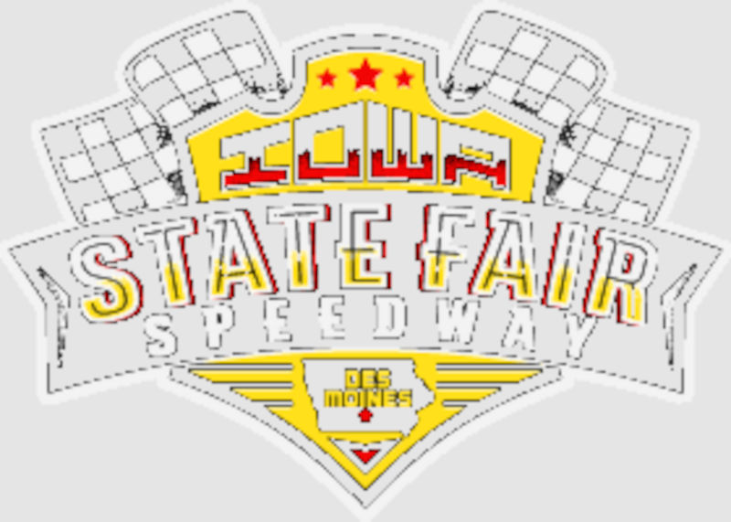 Iowa State Fair Speedway race track logo