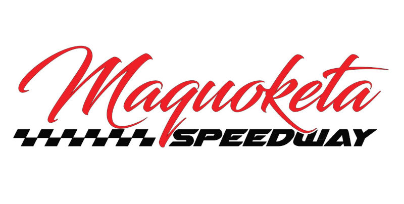 Maquoketa Speedway race track logo