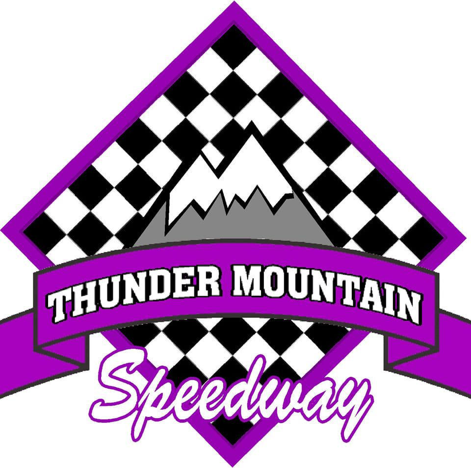 Thunder Mountain Speedway race track logo