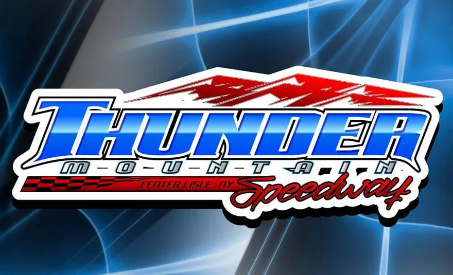 Thunder Mountain Speedway race track logo