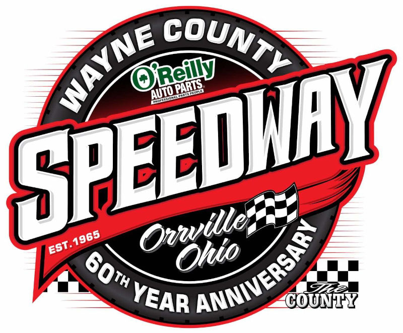 Wayne County Speedway race track logo