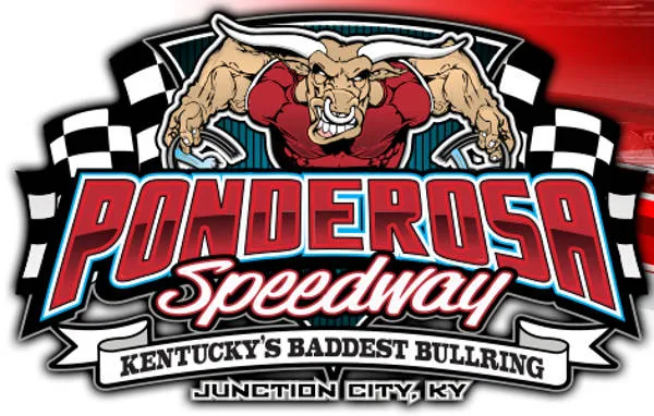 Ponderosa Speedway race track logo